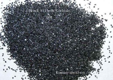 Voladura de arena del carburo de silicio del negro F60 puliendo y grabando al agua fuerte en superficies del metal y del no metal